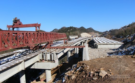 预制桥梁安装方案资料下载-[PPT]高速公路桥梁30mT梁预制安装施工组织设计（94页）