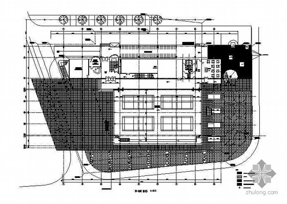 [深圳市]某四层体育中心建筑施工图-3