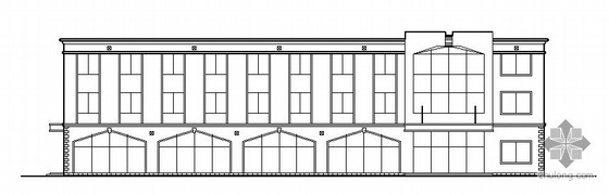 宿舍建筑方案资料下载-某二层学生宿舍建筑方案图