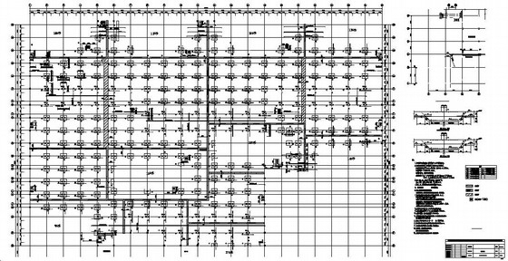 地下车库内墙建筑施工图资料下载-两万平米框架结构地下车库结构施工图