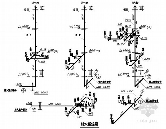 [江苏]休闲会所给排水施工图