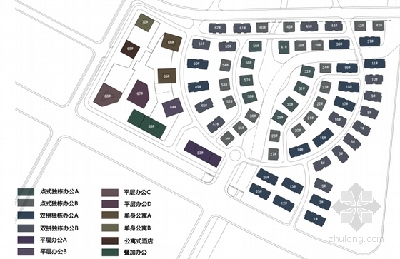 [江苏]滨水科技园规划及单体建筑设计方案文本-滨水科技园规划分析图