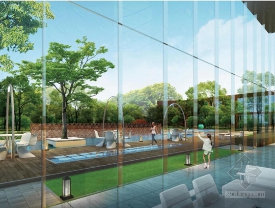 [江苏]互动性知名地产广场景观概念设计方案-景观效果图