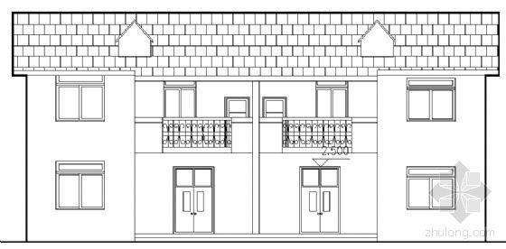 新农村二层住宅楼施工图资料下载-三个新农村建设住宅楼建筑方案图