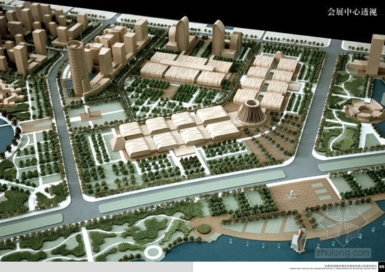 [合肥]滨湖新区城市设计（清华建筑学作业）-模型照片