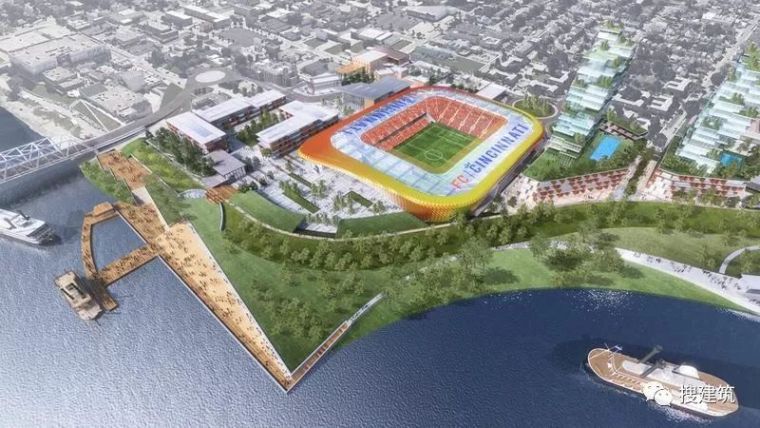 上港足球俱乐部资料下载-足球场方案——可伸缩的屋顶