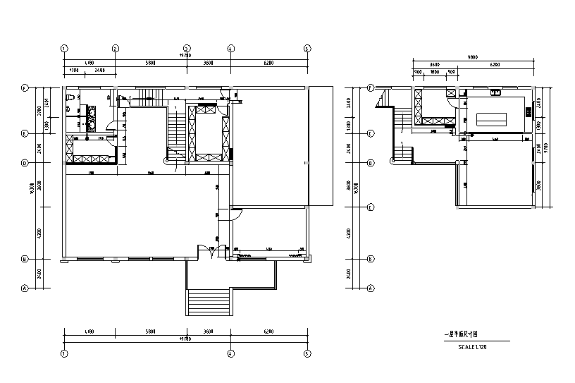 欧式风格望江府邸三层别墅设计施工图(附效果图)