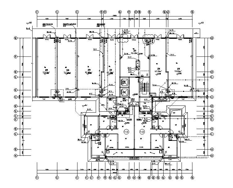 二层板房安置区建筑施工图资料下载-南宁永安嘉园居民区住宅施工图（2018）