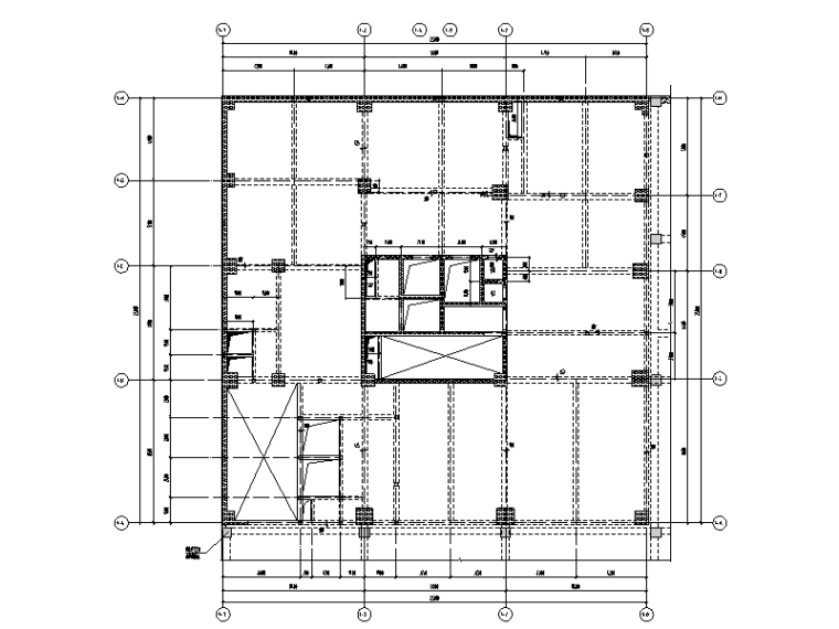 中高层商业建筑施工图资料下载-某商业广场高层商业综合楼结构施工图2015