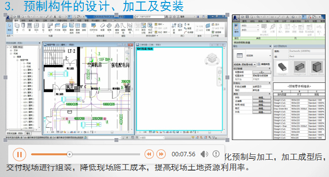 中国施工总承包企业基于BIM的项目精益化管理（55页PPT，含三维动画）-预制构件的设计、加工及安装