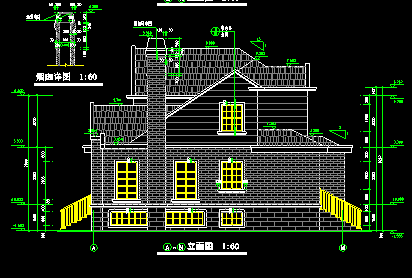 框架别墅效果图资料下载-两套别墅方案带效果图
