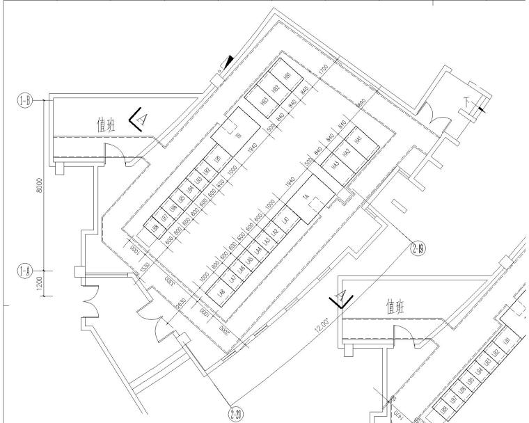 图书馆装修平面布置图资料下载-[江苏]盐城图书馆电气施工图及装修施工图（含照明等）