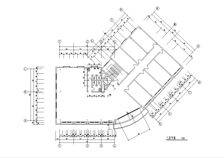 城市酒店建筑设计方案（方案CAD）-城市酒店高层宾馆酒店建筑设计方案5