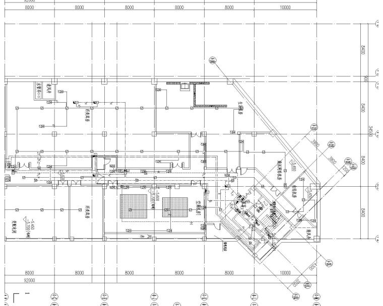 [江苏]某体育馆弱电施工图纸-体育馆消防平面