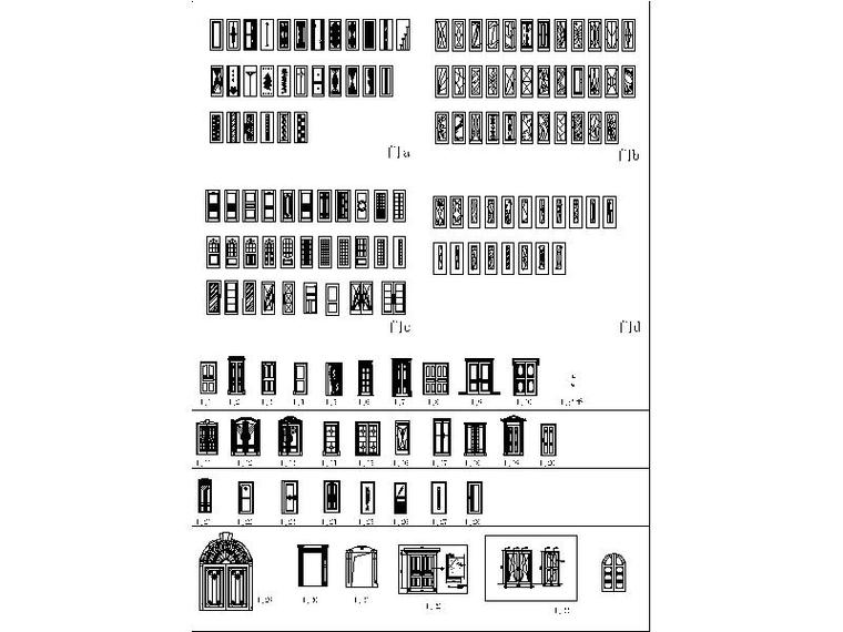 CAD建筑材质总图