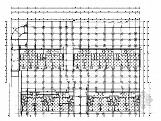 地下二层车库结构图纸资料下载-[江苏]地下二层剪力墙结构地下车库结构施工图（局部一层）