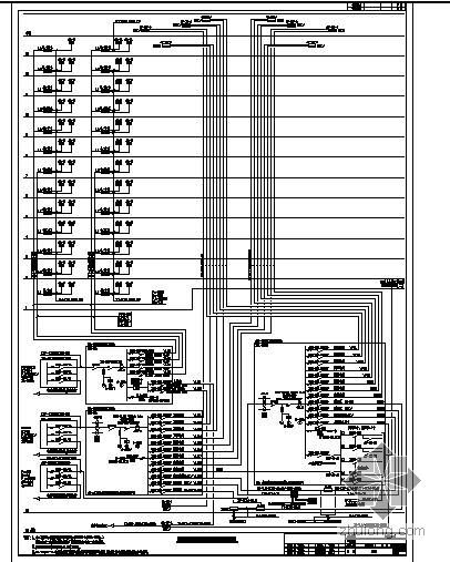 供电系统电气图资料下载-某板式高层供电系统图