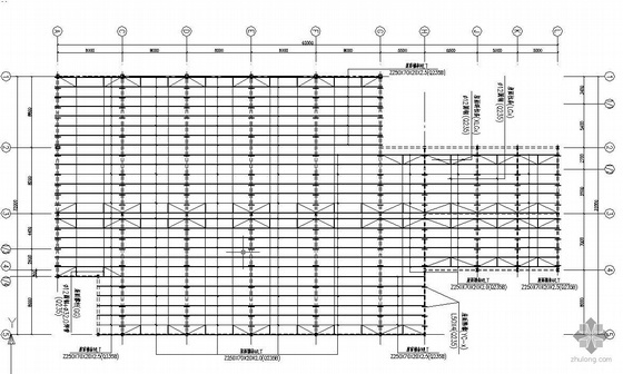 汽车4s店展厅布置方案资料下载-某地汽车展厅4S店钢框架结构施工图