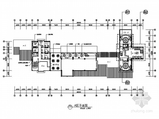 室内效果与CAD图整套资料下载-[江苏]中国八大菜系之一酒楼全套施工图（含效果）