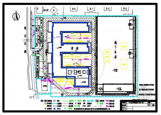 地下车库顶板上种植层做法资料下载-[北京]小区配套学校及地下车库工程施工组织设计