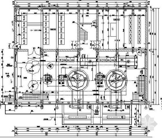 电站工程搅拌站场地布置图资料下载-某发电站厂房综合布置图