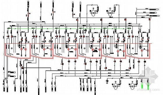工业废水cad图资料下载-电厂工业废水处理图纸