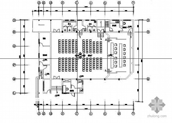 工会室内设计资料下载-总工会职工互助保障中心办公楼装修图