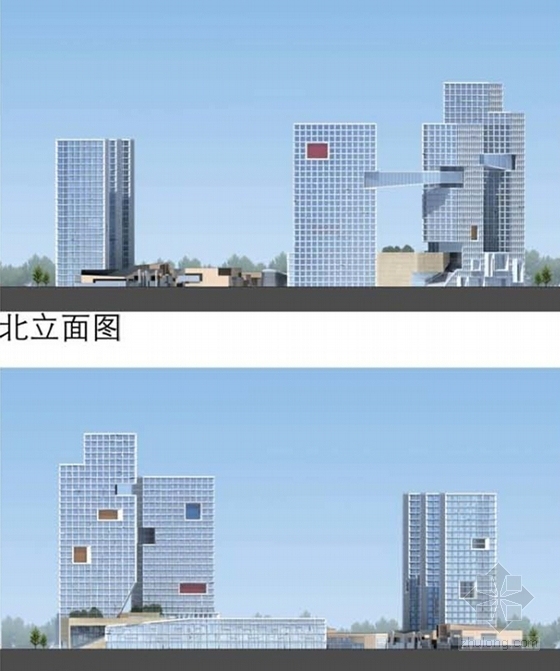 [四川]大型文化休闲商业中心建筑设计方案-大型文化休闲商业中心建筑设计平面图