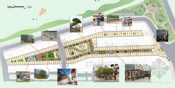 商业街景观铺装设计案例资料下载-某商业街景观规划设计方案