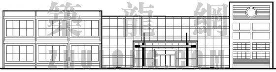 低层俱乐部建筑设计方案资料下载-某餐馆建筑设计方案