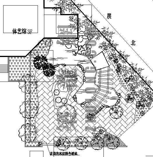 长沙市某中学景观规划施工图-2