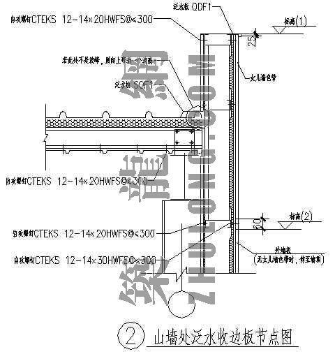 住宅山墙立面效果资料下载-山墙