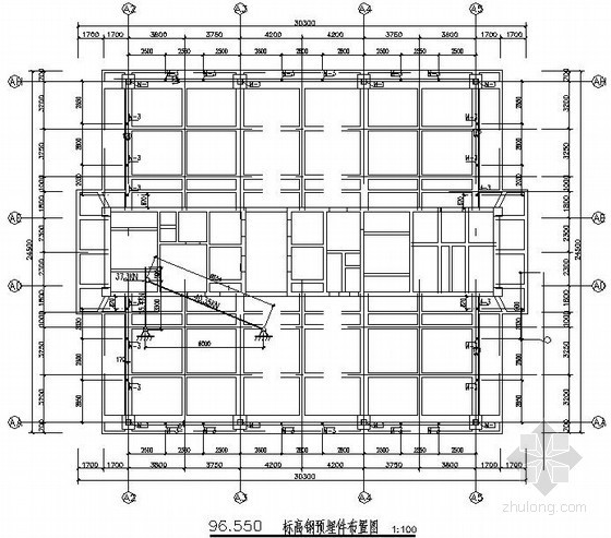 市场钢结构广告牌资料下载-[连云港]钢结构广告牌支架结构设计图