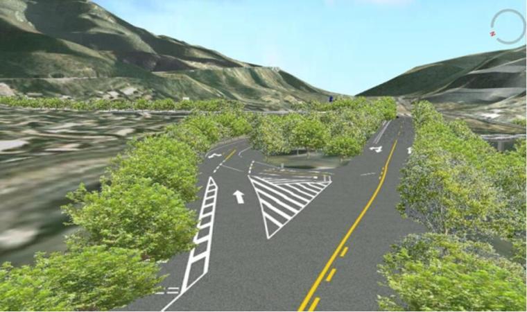 《公路安全生命防护工程实施技术指南》宣贯PPT（公路交通标志和标线）-构建高清晰山区路网场景
