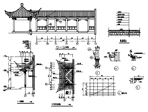 [合集]百套古建筑施工图（含仿古建筑）-江南园林古建结构图