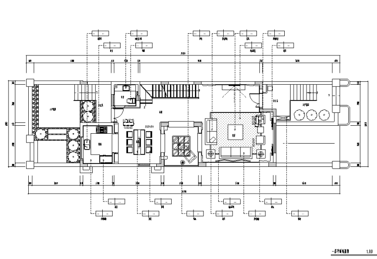 中式院cad资料下载-风景合院中式风别墅设计施工图（附效果图）