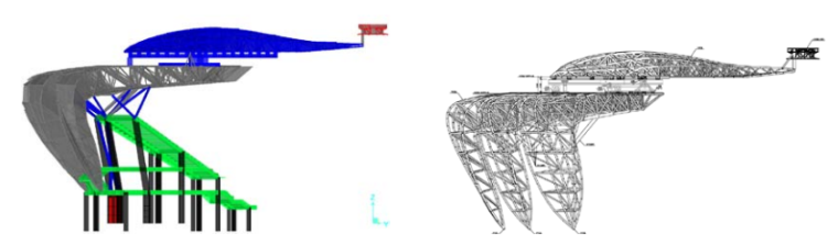 技术难点的处理方法资料下载-杭州奥体博览城网球中心移动屋盖钢结构设计