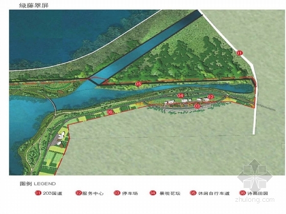 [辽宁]生态生长生机湿地公园景观设计方案-节点平面图
