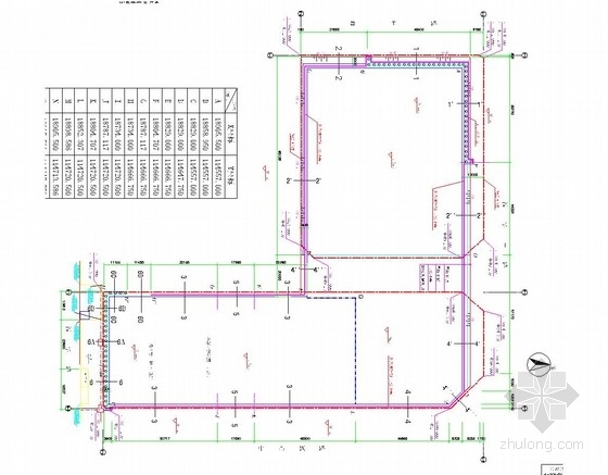 基坑支护工程竣工图资料下载-[广东]18米深基坑桩锚结合复合土钉墙支护降水竣工图