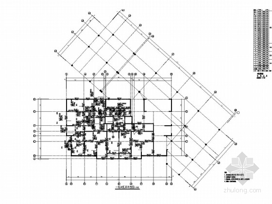 25层住宅楼图纸资料下载-[浙江]25层剪力墙结构住宅楼结构施工图