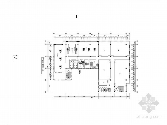 多层商业建筑水暖电完整施工图设计-3空调位置图 