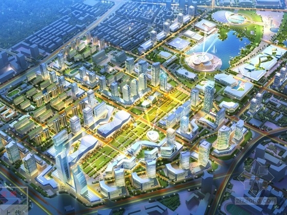 产业城市规划文本资料下载-[天津]滨海现代风格城市规划设计方案文本（知名设计院 百余张设计图）