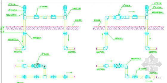 滴灌系统设计流量资料下载-地埋式滴灌设计图