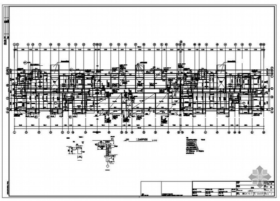 上海砖混建筑案例资料下载-上海某六层砖混商品用房结构图