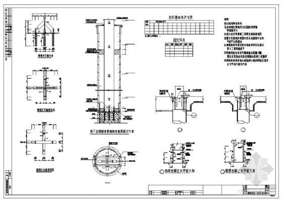 钢管混凝土柱柱脚大样资料下载-广东某院钢管混凝土柱定位器大样