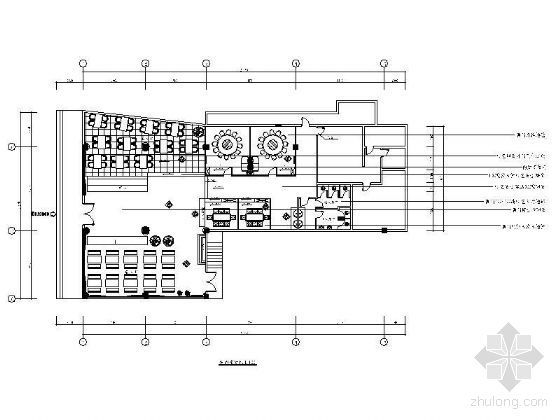 风情餐厅CAD设计图资料下载-某餐厅设计图