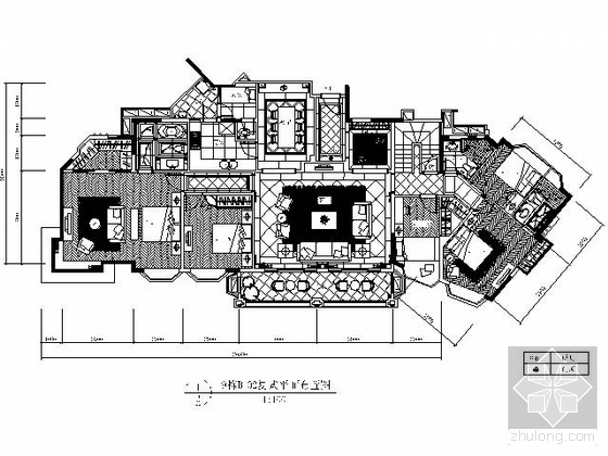 北欧样板房施工图资料下载-[广州]复式豪华样板房施工图