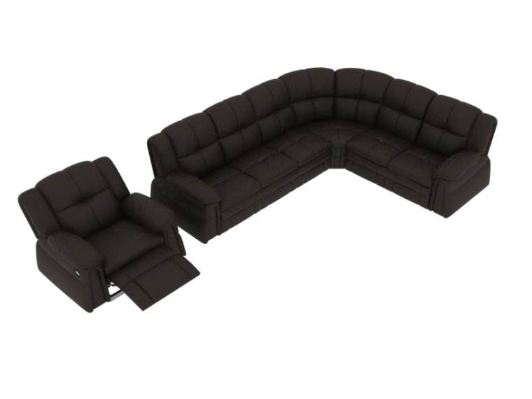 大气沙发资料下载-柔软大气沙发3D模型下载