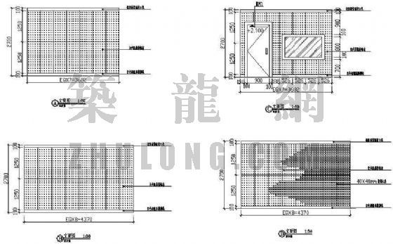 某公司技术区办公空间装修图纸-3