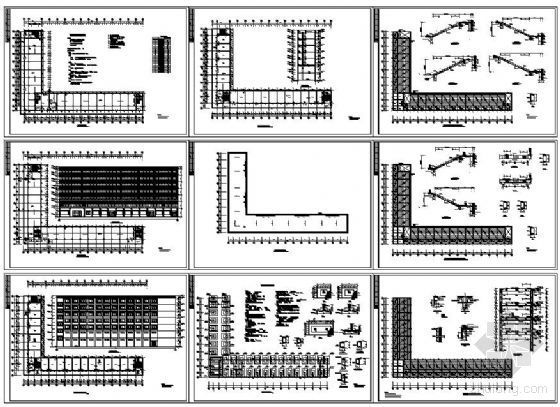 七层办公楼建筑结构资料下载-[学士]某七层综合办公楼建筑结构图